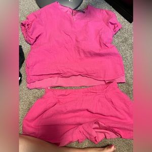 SHEIN Pink 2 piece set